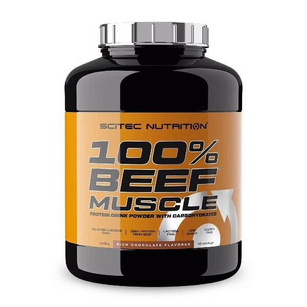 SciTec, 100% Beef Muscle, Rich Chocolate - 3180g