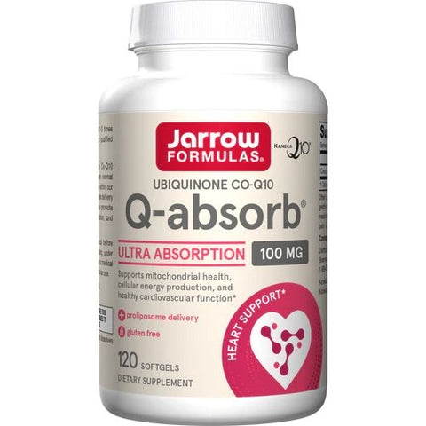 Jarrow Formulas, Q-absorb, 100mg - 120 softgels