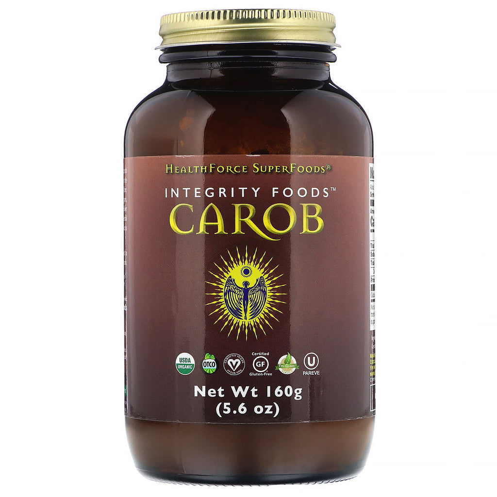 HealthForce Superfoods, Integrity Foods, Carob, 5.6 oz (160 g)
