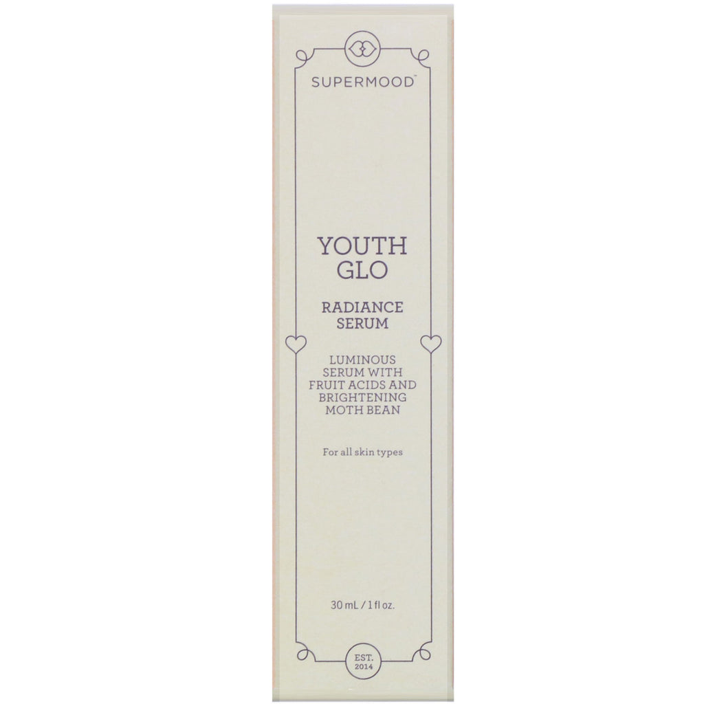 Supermood, Youth Glo, Radiance Serum, 1 fl oz (30 ml)