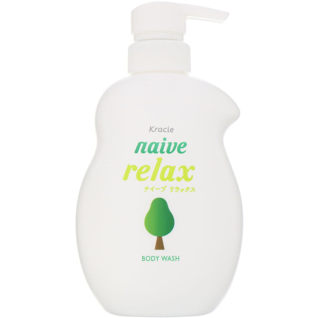 Kracie, Naive, Body Wash, Relax, 17.9 fl oz (530 ml)
