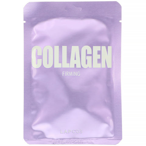 Lapcos, Collagen Sheet Mask, Firming, 1 Sheet, 0.84 fl oz (25 ml)