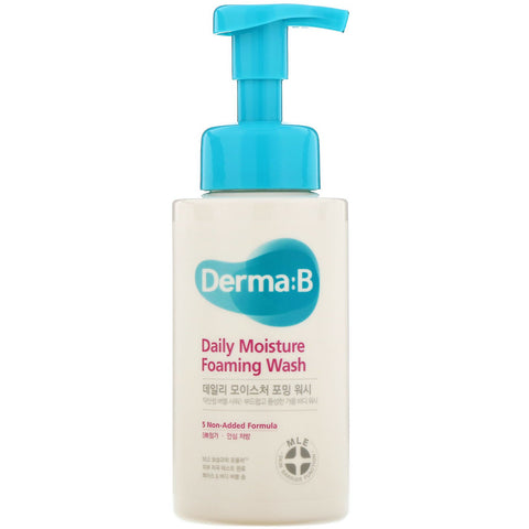 Derma:B, Daily Moisture Foaming Wash, 12.85 fl oz (380 ml)