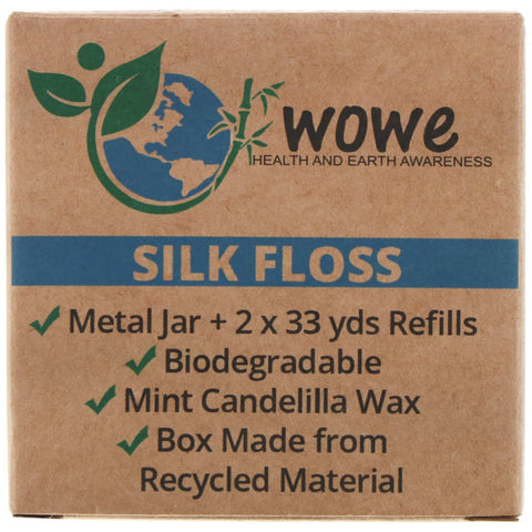 Wowe, Silk Floss, Metal Jar + 2 Refills