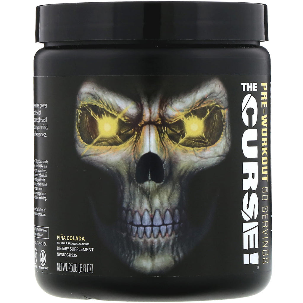 JNX Sports, The Curse, Pre-Workout, Pina Colada, 8.8 oz (250 g)