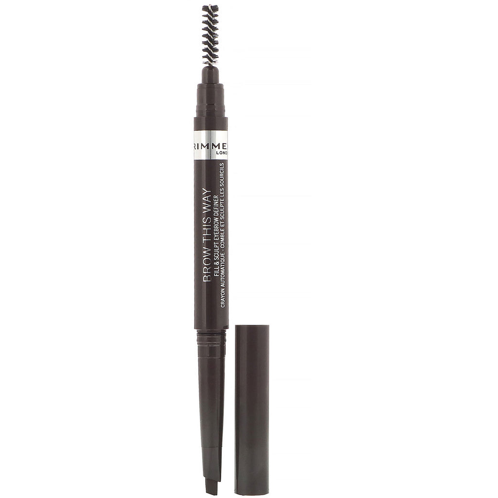 Rimmel London, Brow This Way Eyebrow Definer, 003 Dark Brown, 0.008 oz (.25g)