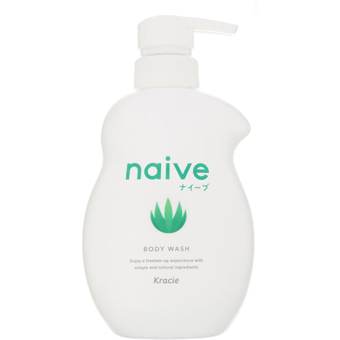 Kracie, Naive, Body Wash, Aloe, 17.9 fl oz (530 ml)