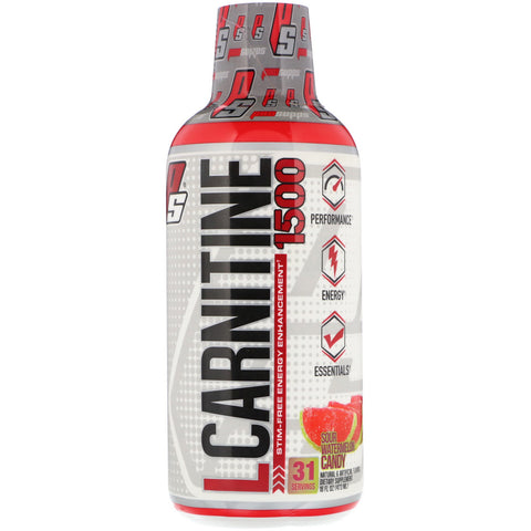 ProSupps, L-Carnitine 1500, Sour Watermelon Candy, 1,500 mg, 16 fl oz (473 ml)