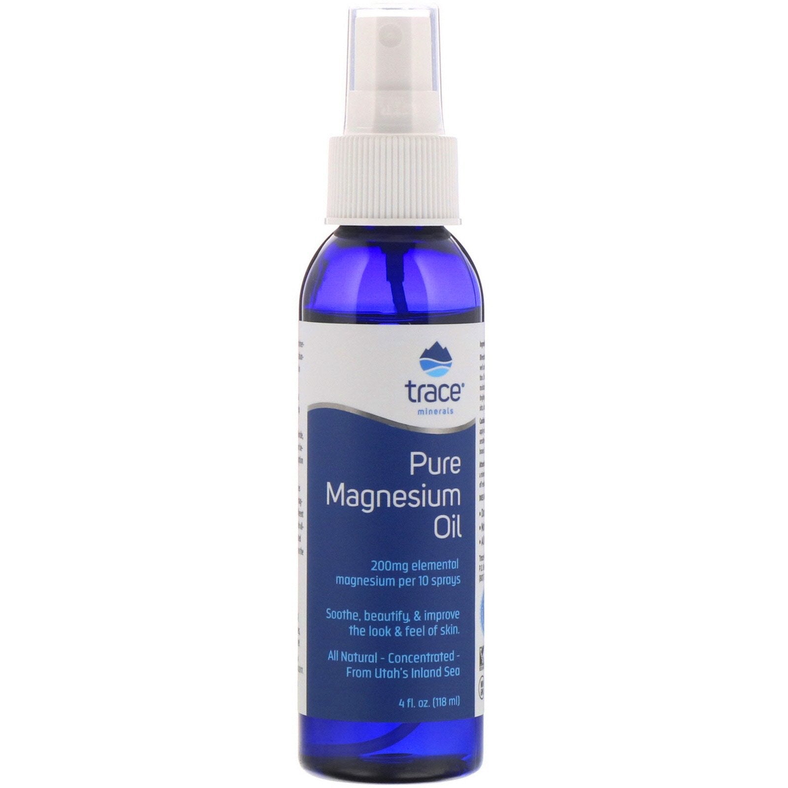 Trace Minerals Research, Pure Magnesium Oil, 4 fl oz (118 ml)