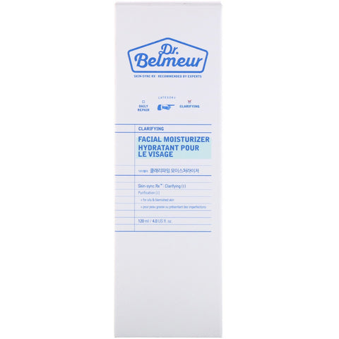 Dr. Belmeur, Clarifying, Facial Moisturizer, 4 fl oz (120 ml)