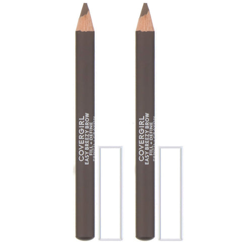Covergirl, Easy Breezy, Brow Fill + Define Pencil, 510 Soft Brown, 0.06 oz (1.7 g)