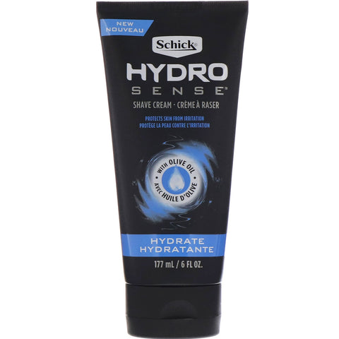 Schick, Hydro Sense, Hydrate Shave Cream, With Olive Oil, 6 fl oz (177 ml)