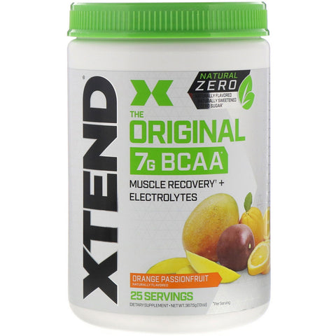 Xtend, The Original 7G BCAA, Natural Zero, Orange Passionfruit, 13 oz (367.5 g)