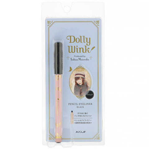 Koji, Dolly Wink, Pencil Eyeliner, Black, 1 Count