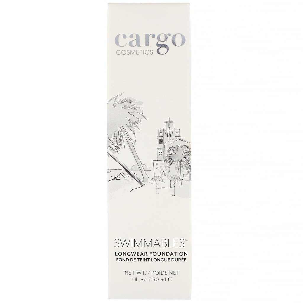 Cargo, Swimmables, Longwear Foundation, 10, 1 fl oz (30 ml)