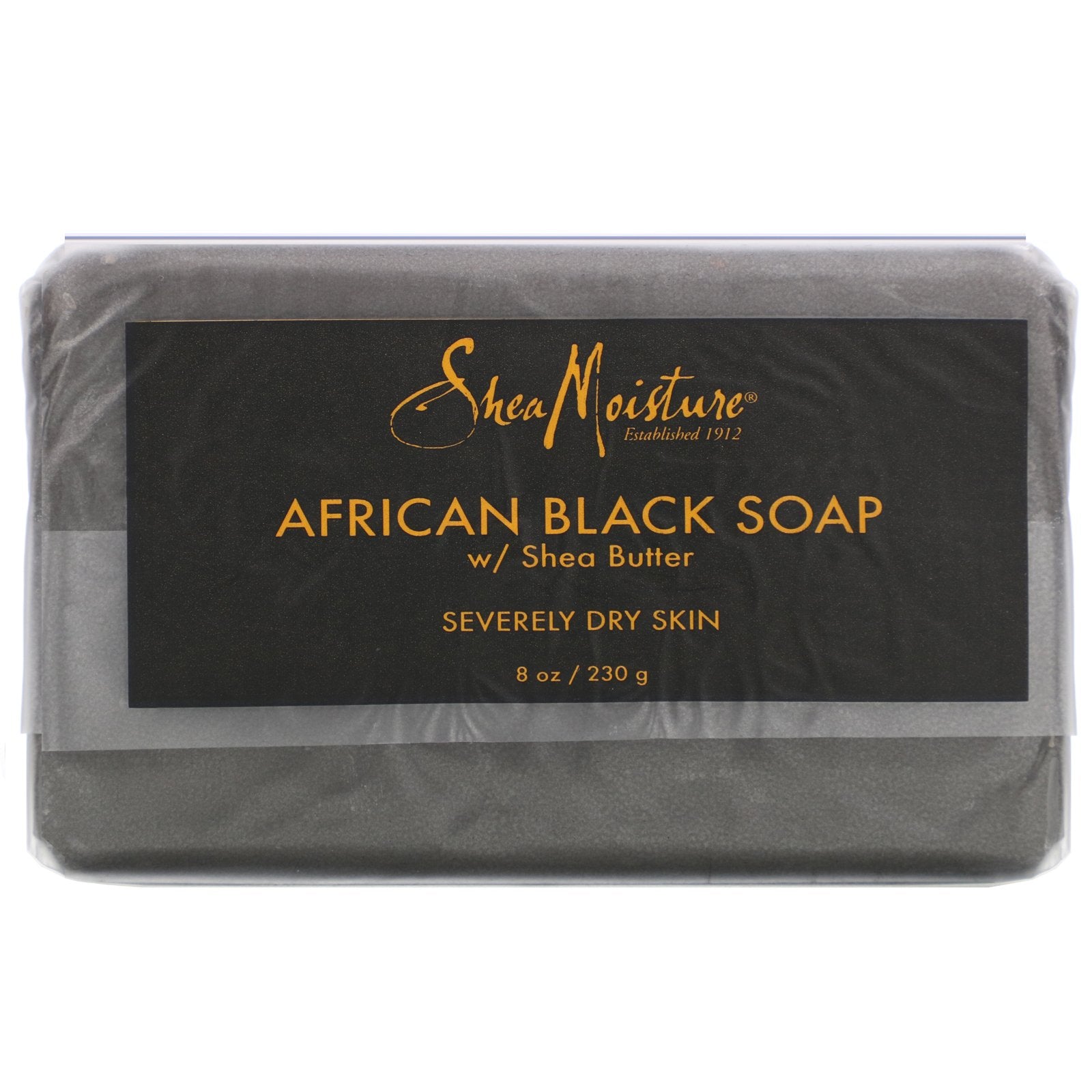 SheaMoisture, African Black Soap with Shea Butter, 8 oz (230 g)
