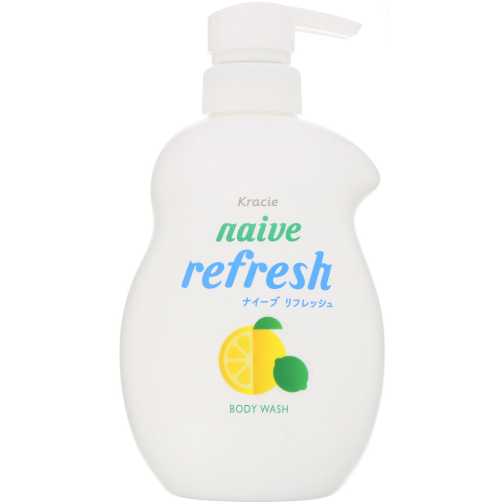 Kracie, Naive, Body Wash, Refresh, 17.9 fl oz (530 ml)