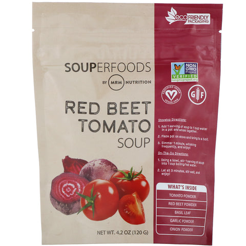 MRM, Souperfoods, Red Beet Tomato Soup, 4.2 oz (120 g)