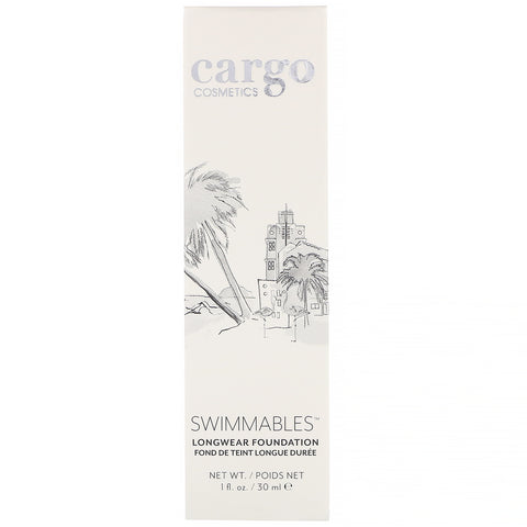 Cargo, Swimmables, Longwear Foundation, 40, 1 fl oz (30 ml)