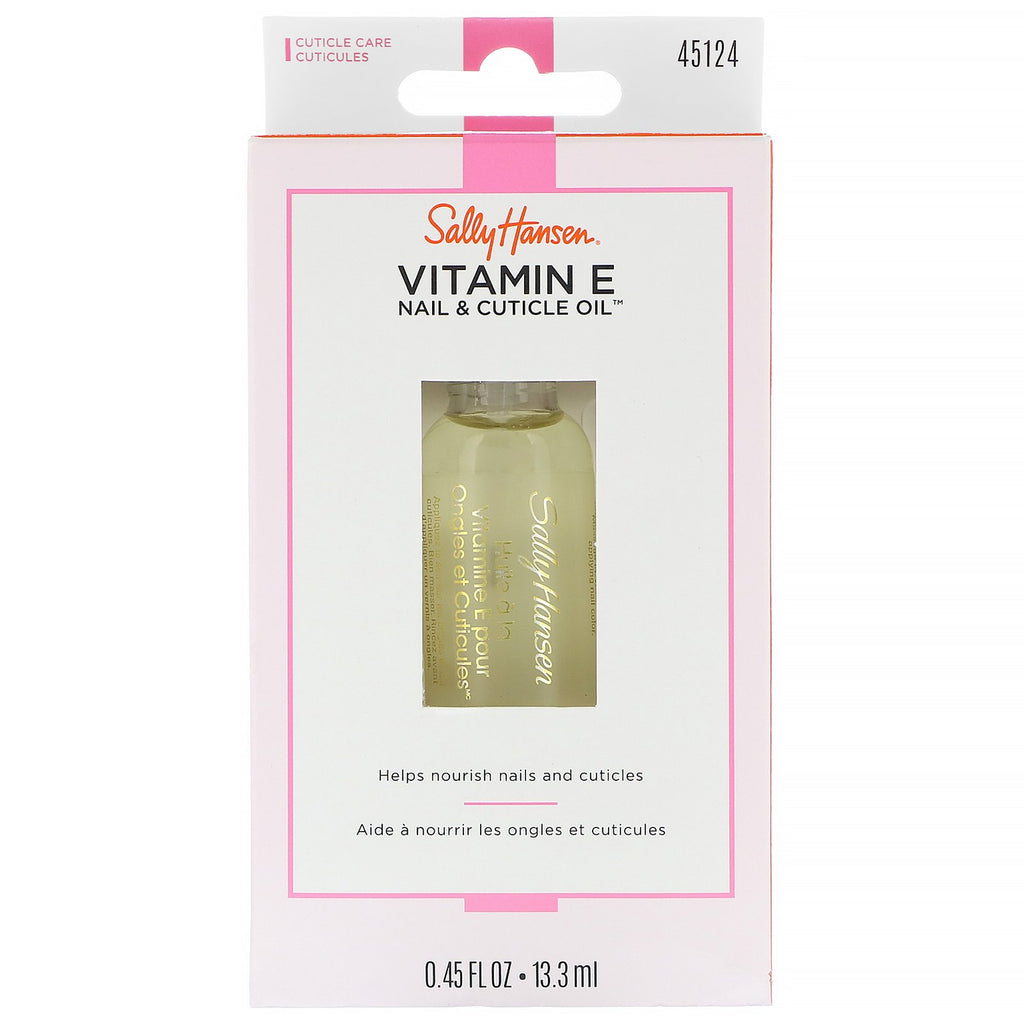 Sally Hansen, Vitamin E Nail & Cuticle Oil , 0.45 fl oz (13.3 ml)