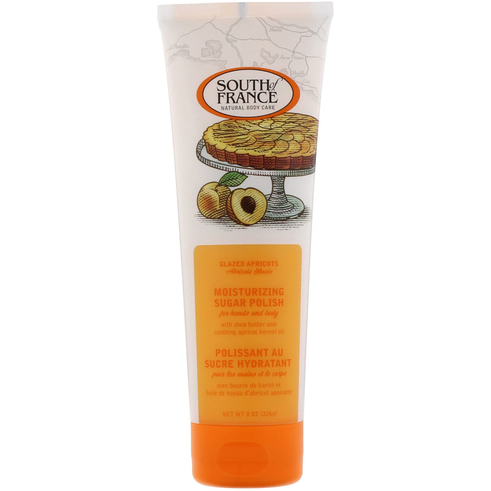 South of France, Moisturizing Sugar Polish, Glazed Apricots, 8 oz (226 g)