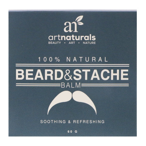 Artnaturals, 100% Natural, Beard & Stache Balm, 60 g