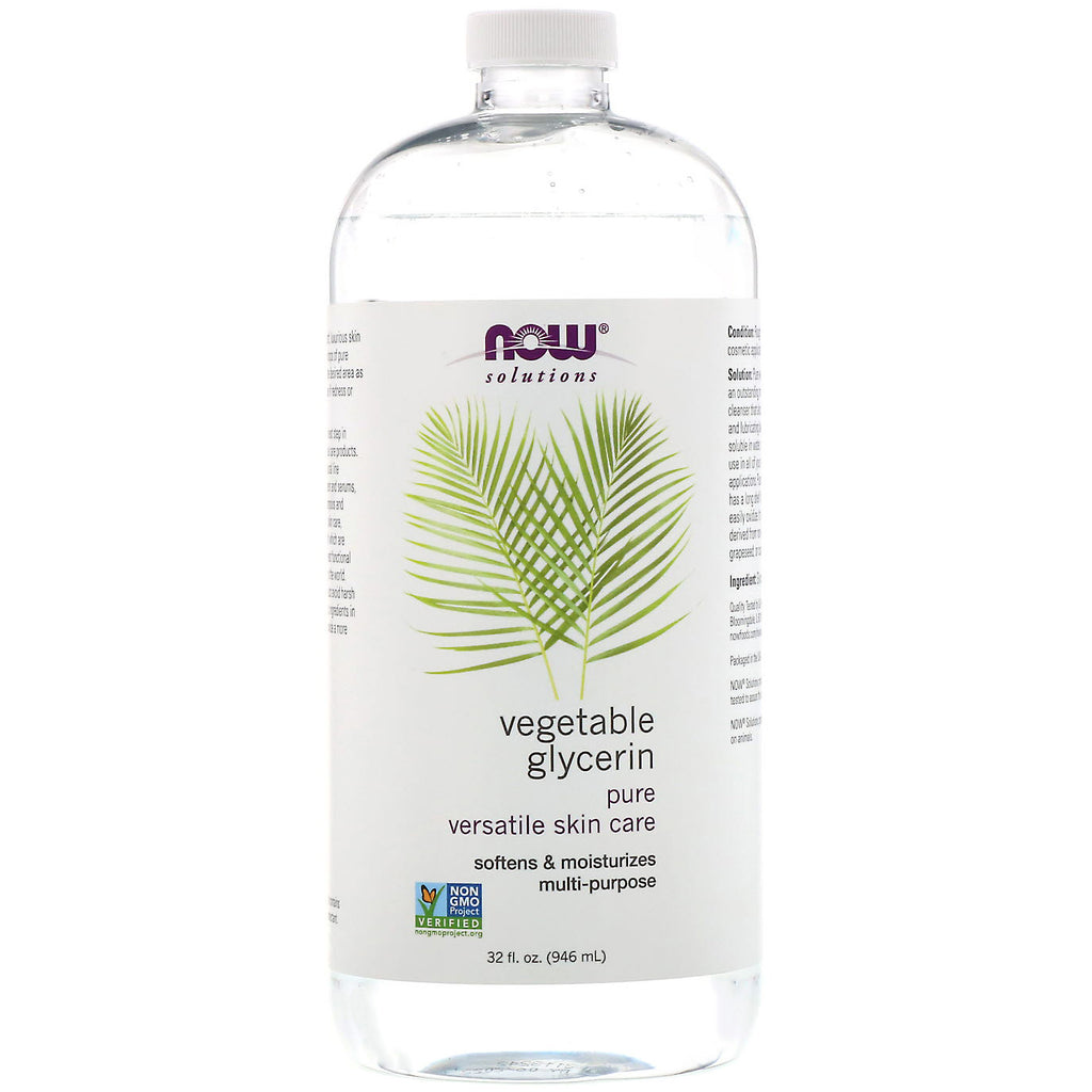 Now Foods, Solutions, Vegetable Glycerin, 32 fl oz (946 ml)