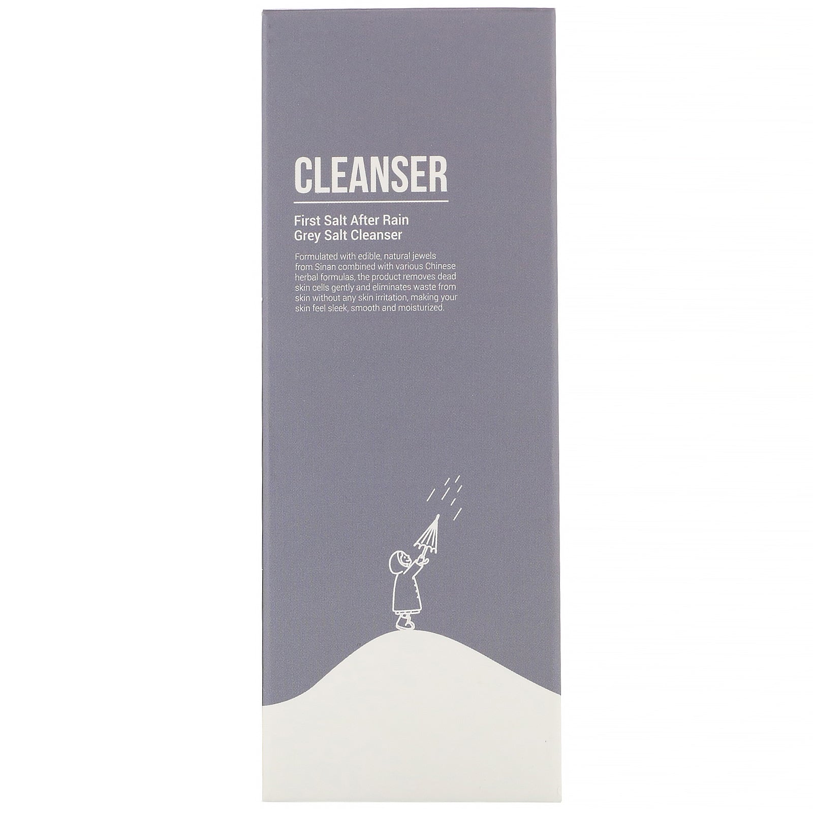 First Salt After Rain, Grey Salt Cleanser, 150 g