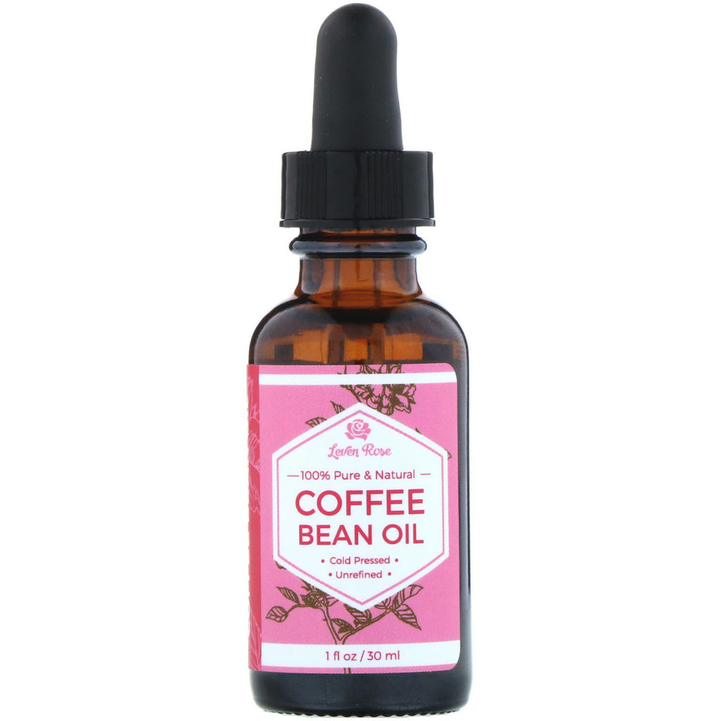 Leven Rose, 100% Pure & Natural, Coffee Bean Oil, 1 fl oz (30 ml)