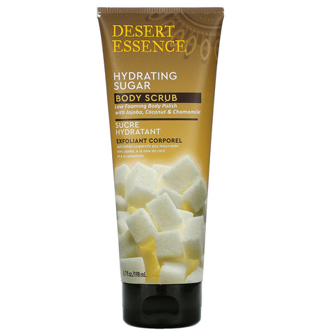 Desert Essence, Hydrating Sugar Body Scrub, 6.7 fl oz (198 ml)