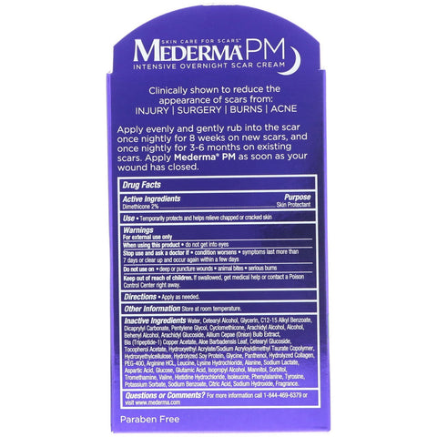 Mederma, PM, Intensive Overnight Scar Cream, 1.0 oz (28 g)