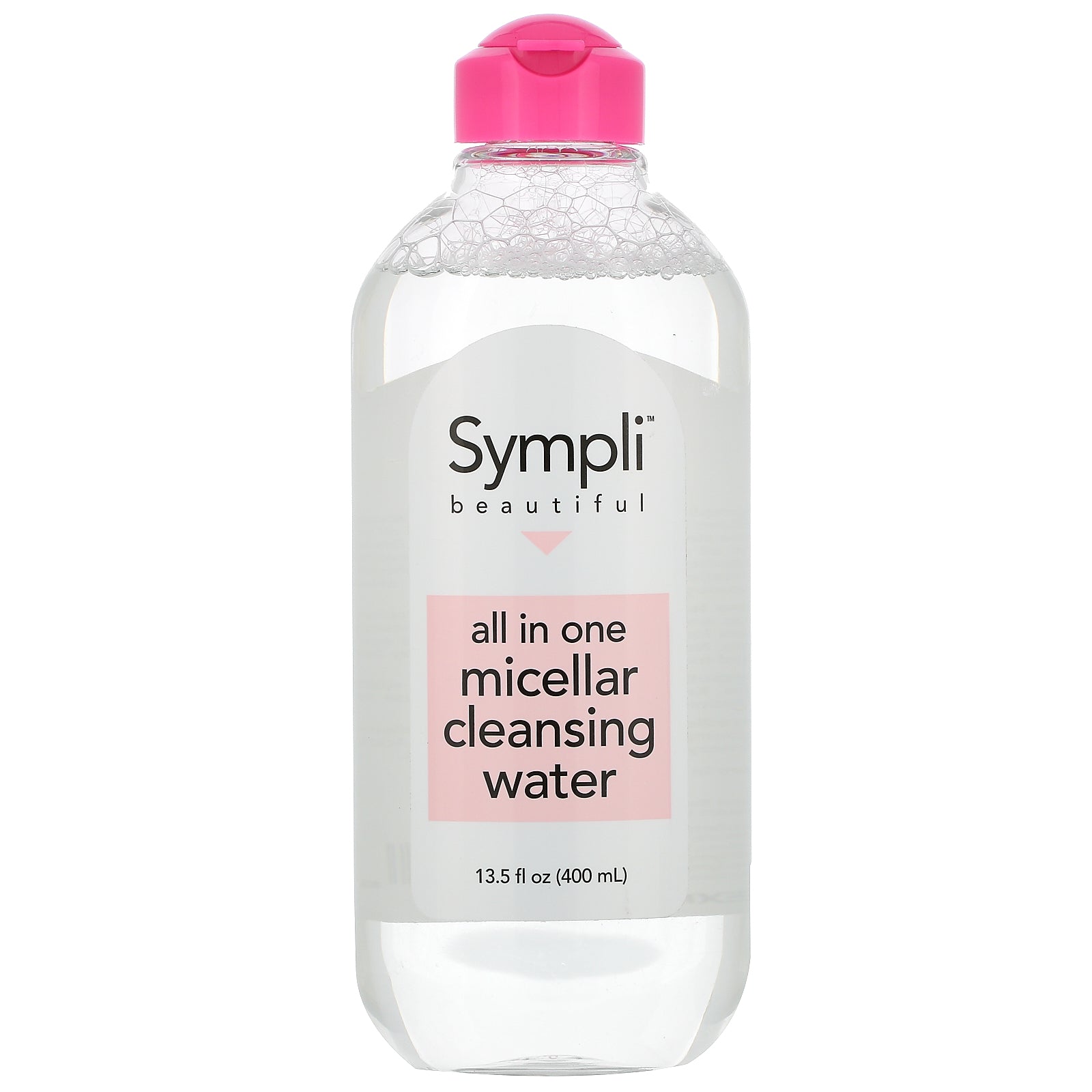 Sympli Beautiful, All In One Micellar Cleansing Water, 13.5 fl oz (400 ml)