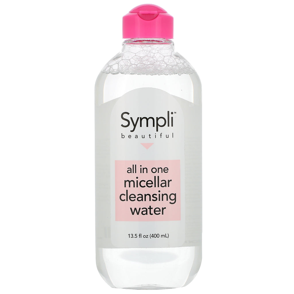 Sympli Beautiful, All In One Micellar Cleansing Water, 13.5 fl oz (400 ml)