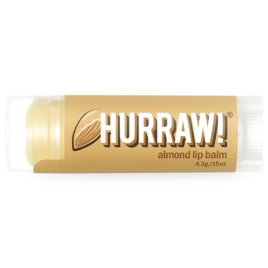 Hurraw! Balm, Lip Balm, Almond, .15 oz (4.3 g)