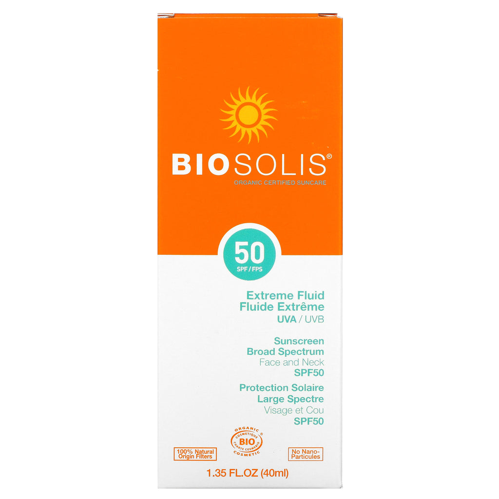 Biosolis, Extreme Fluid, Sunscreen, SPF 50, 1.35 fl. oz (40 ml)