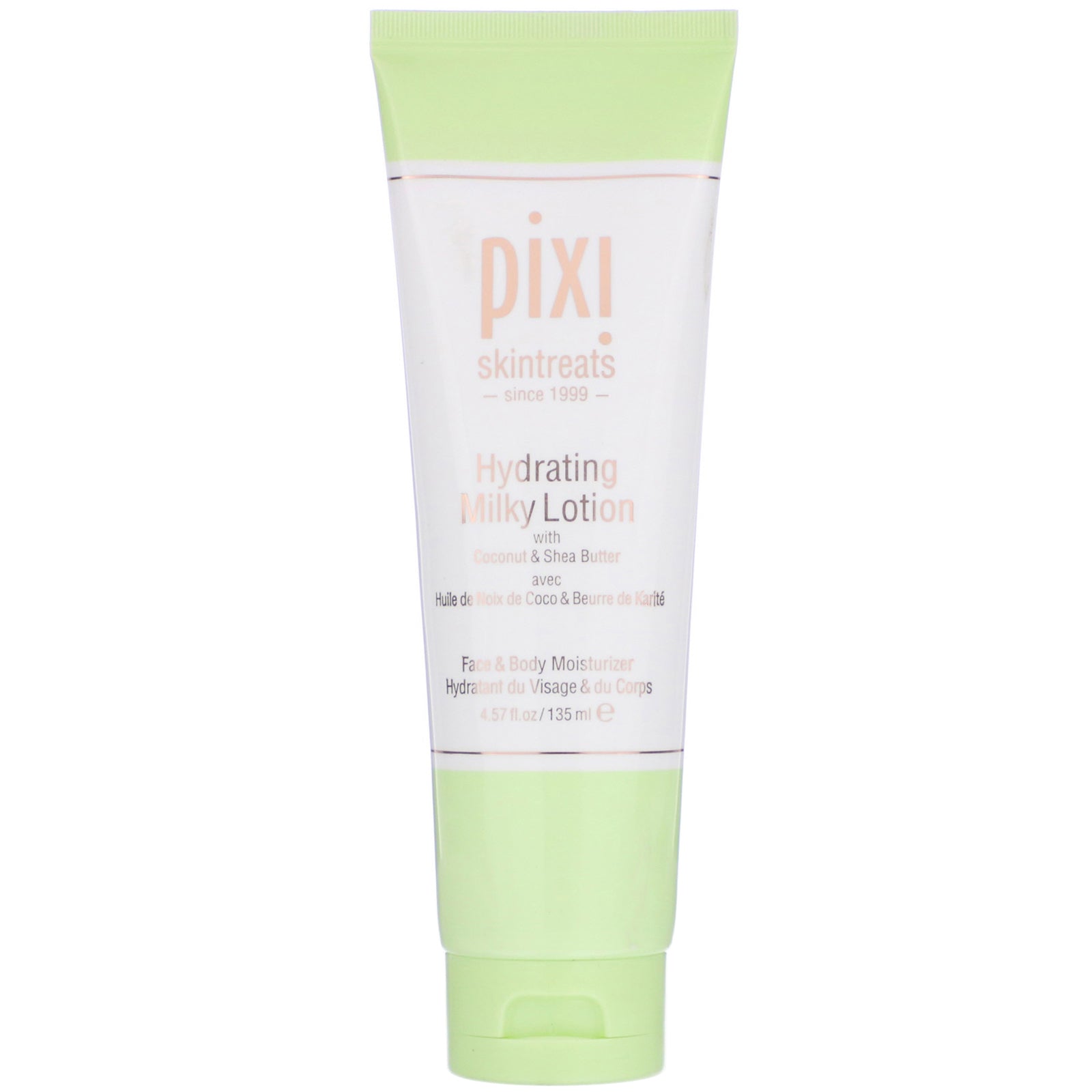 Pixi Beauty, Skintreats, Hydrating Milky Lotion, Face & Body Moisturizer, 4.57 fl oz (135 ml)