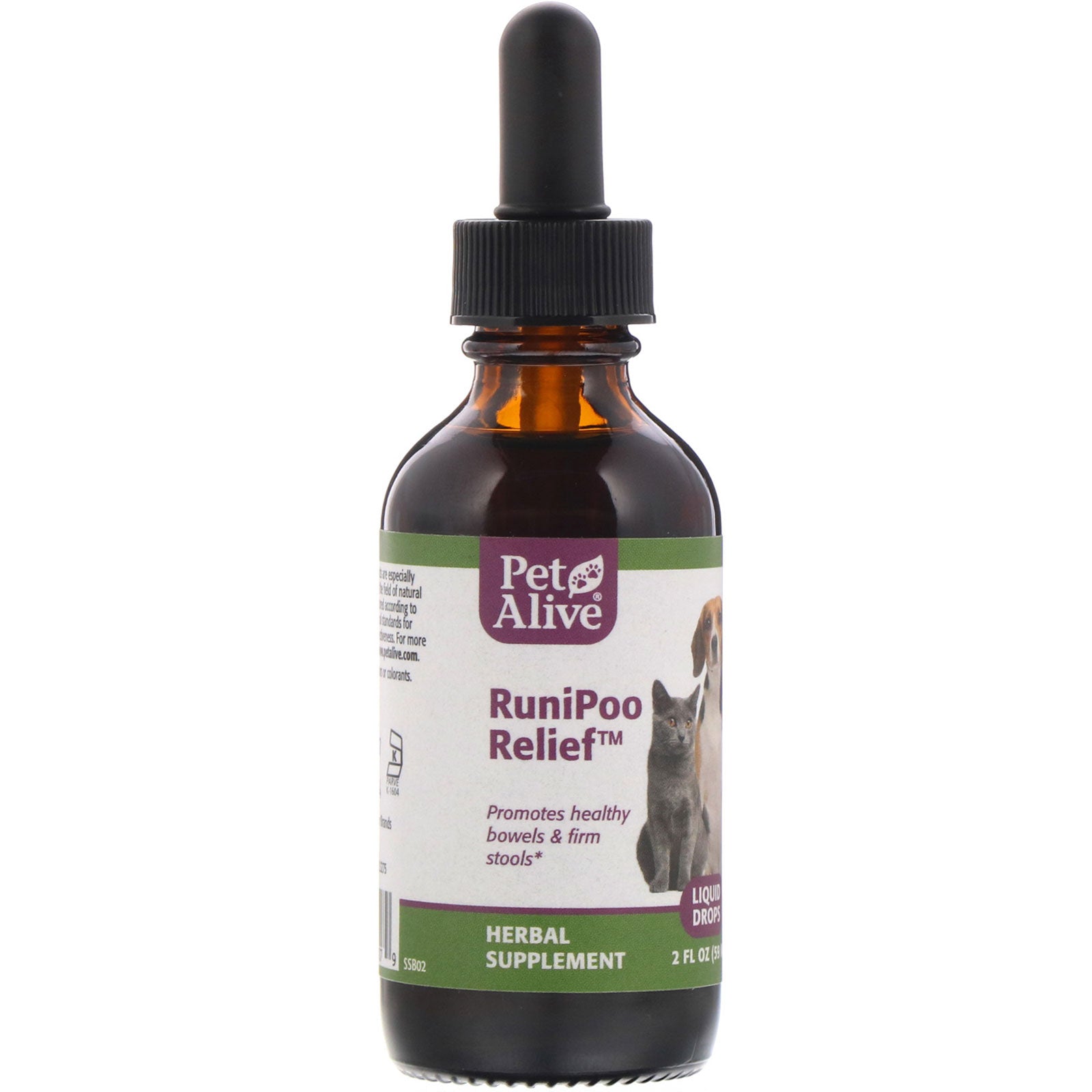 PetAlive, RuniPoo Relief, 2 fl oz (59 ml)