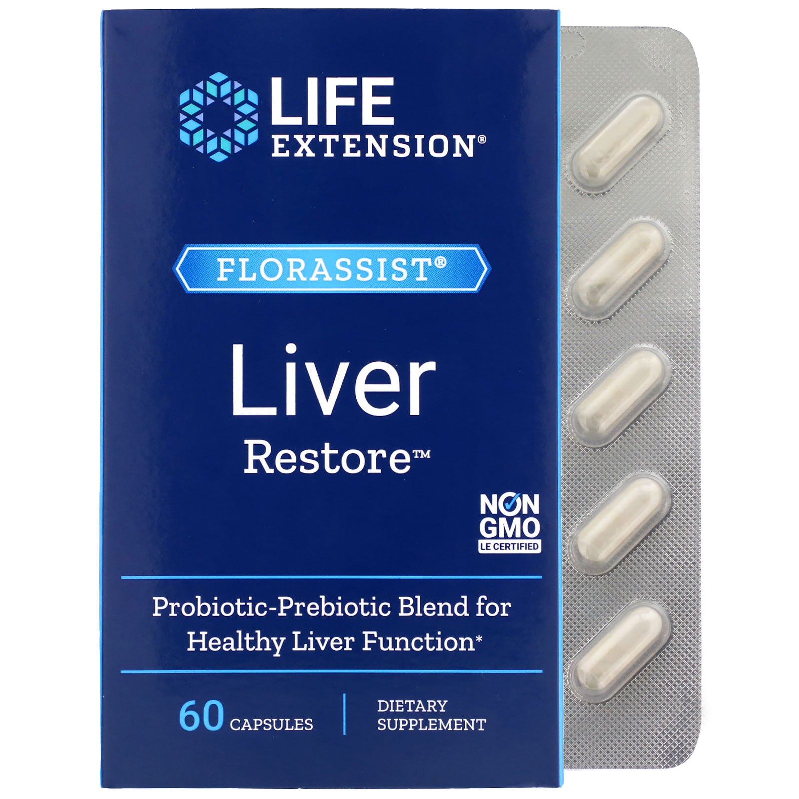 Life Extension, FLORASSIST Liver Restore, 60 Capsules