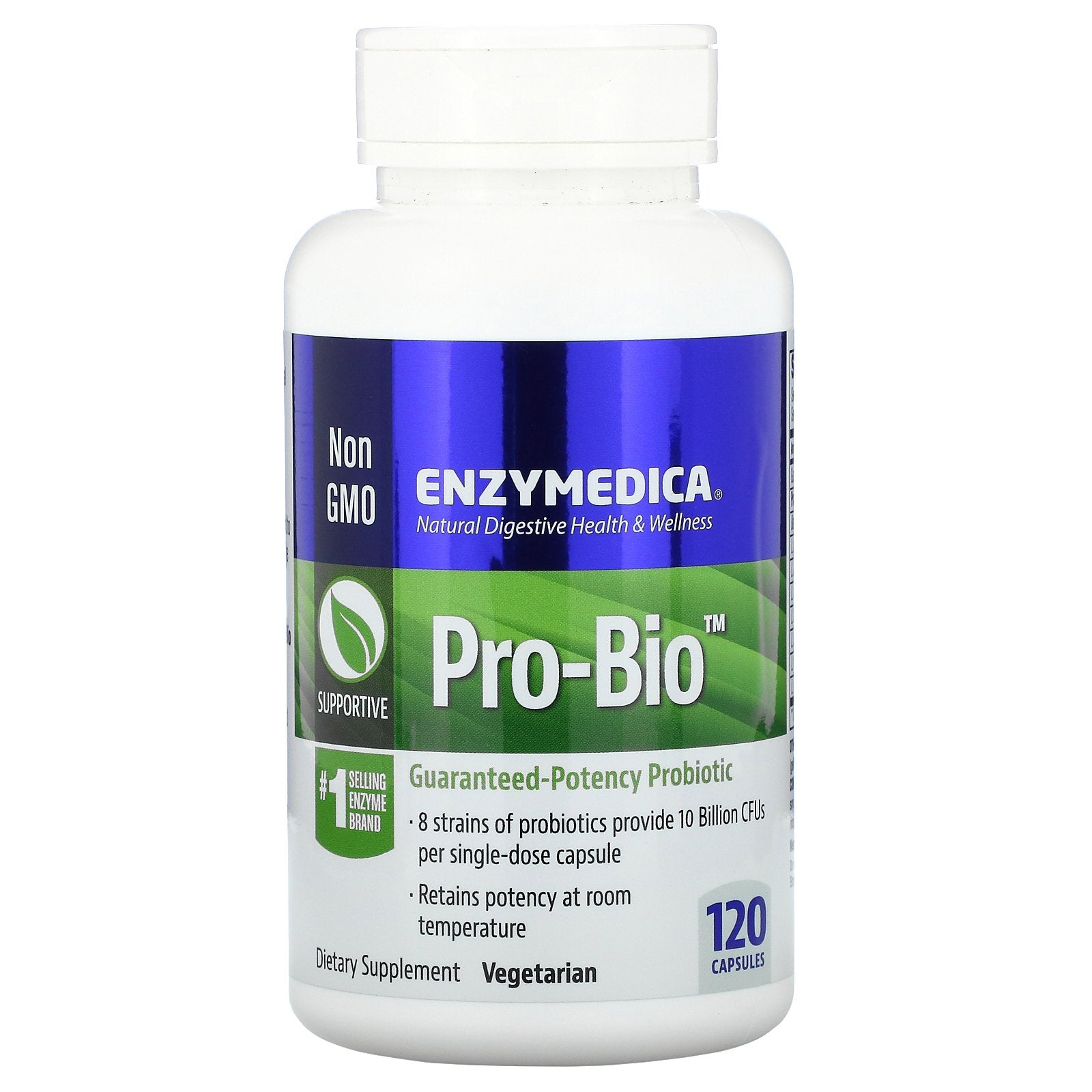Enzymedica, Pro-Bio, Guaranteed Potency Probiotic, 120 Capsules