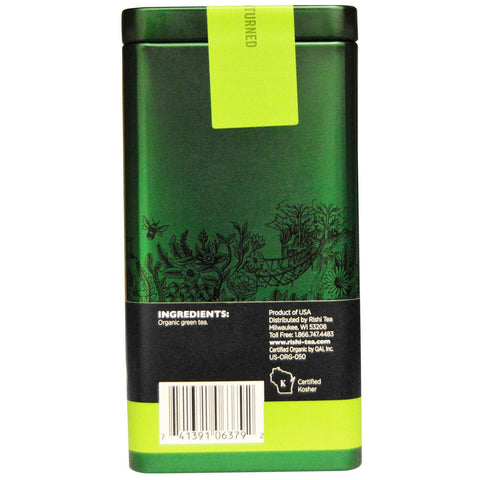 Rishi Tea,  Loose Leaf Green Tea, Sencha, 2.12 oz (60 g)