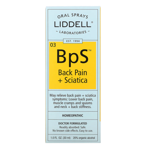Liddell, 03 BpS, Back Pain + Sciatica Oral Spray, 1.0 fl oz (30 ml)