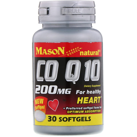 Mason Natural, COQ-10, 200 mg, 30 Softgels