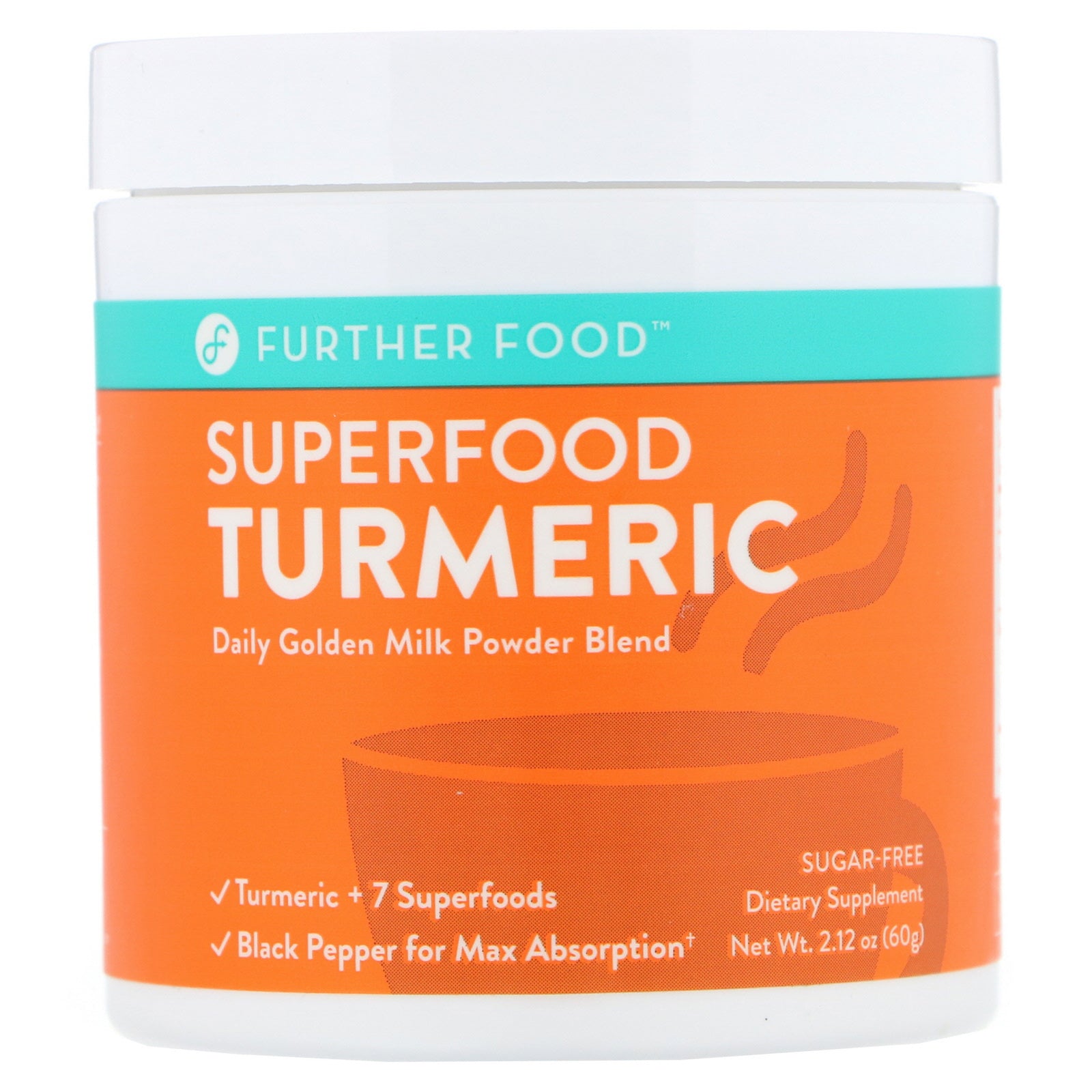 Further Food, Superfood Turmeric, 2.12 oz (60 g)