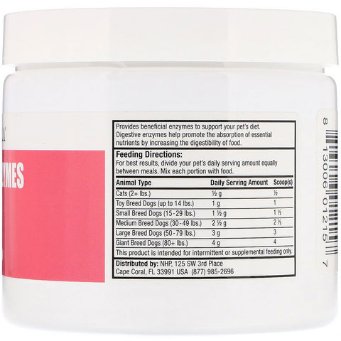 Dr. Mercola, Digestive Enzymes, For Cats & Dogs, 5.29 oz (150 g)