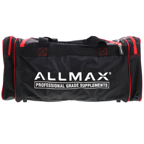 ALLMAX Nutrition, ALLMAX Premium Fitness Gym Bag, Black & Red, 1 Bag