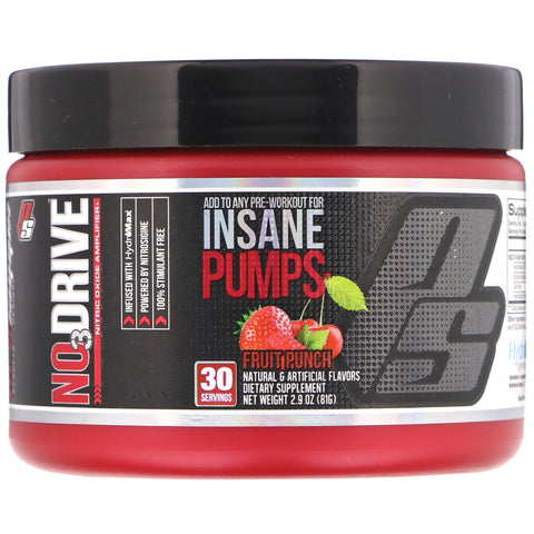 ProSupps, NO3Drive, Nitric Oxide Amplifier, Fruit Punch, 2.9 oz (81 g)