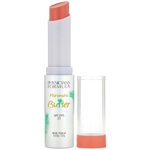 Physicians Formula, Murumuru Butter Lip Cream, SPF 15, Soaking Up the Sun, 0.12 oz (3.4 g)