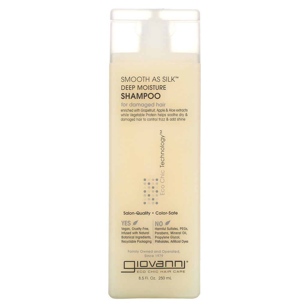 Giovanni, Smooth As Silk, Deep Moisture Shampoo, 8.5 fl oz (250 ml)