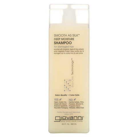 Giovanni, Smooth As Silk, Deep Moisture Shampoo, 8.5 fl oz (250 ml)