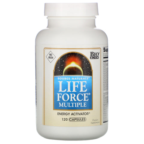 Source Naturals, Life Force Multiple, No Iron, 120 Capsules